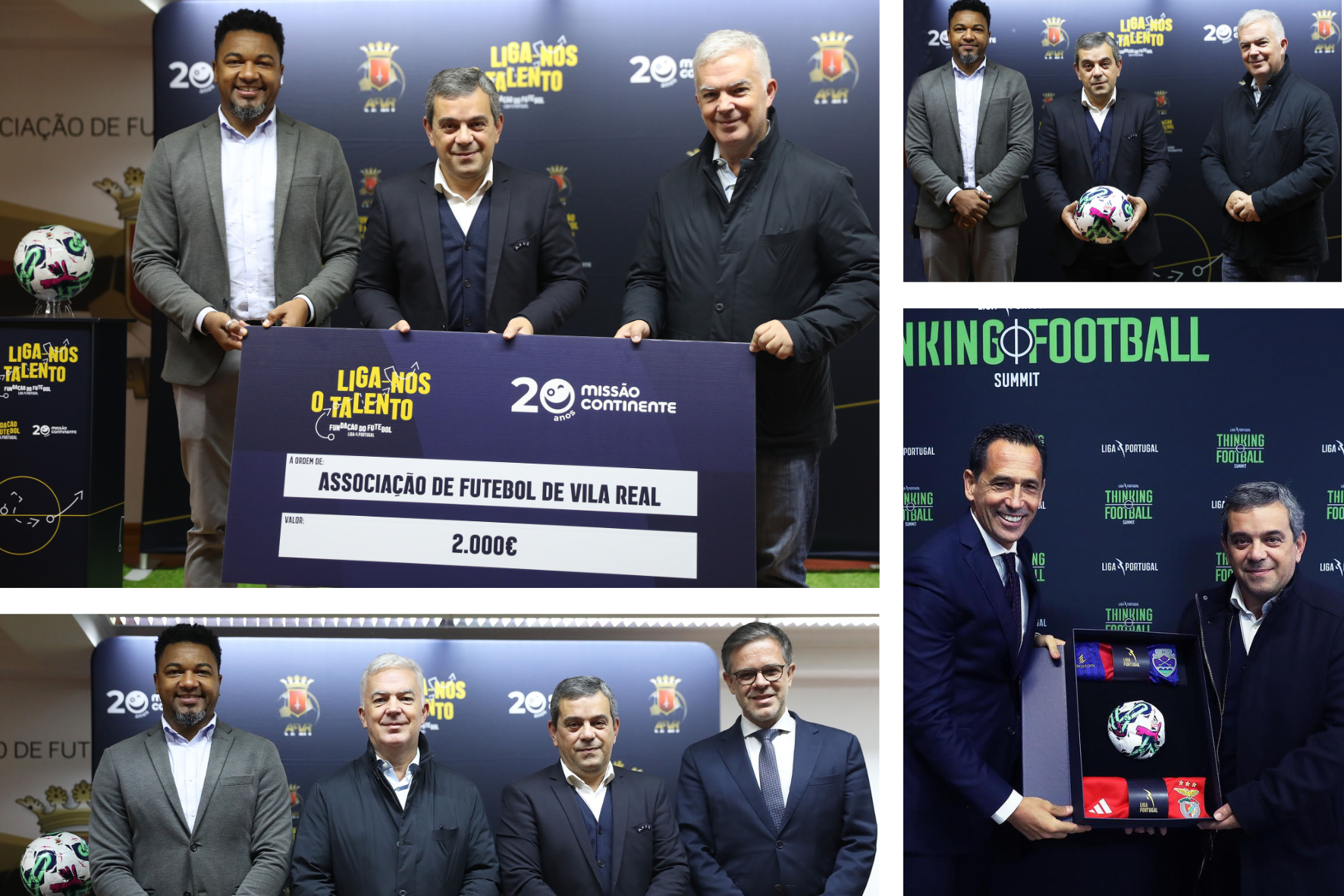 Liga Portugal e Missão Continente | AFVR reconhecida pela Fundação do Futebol